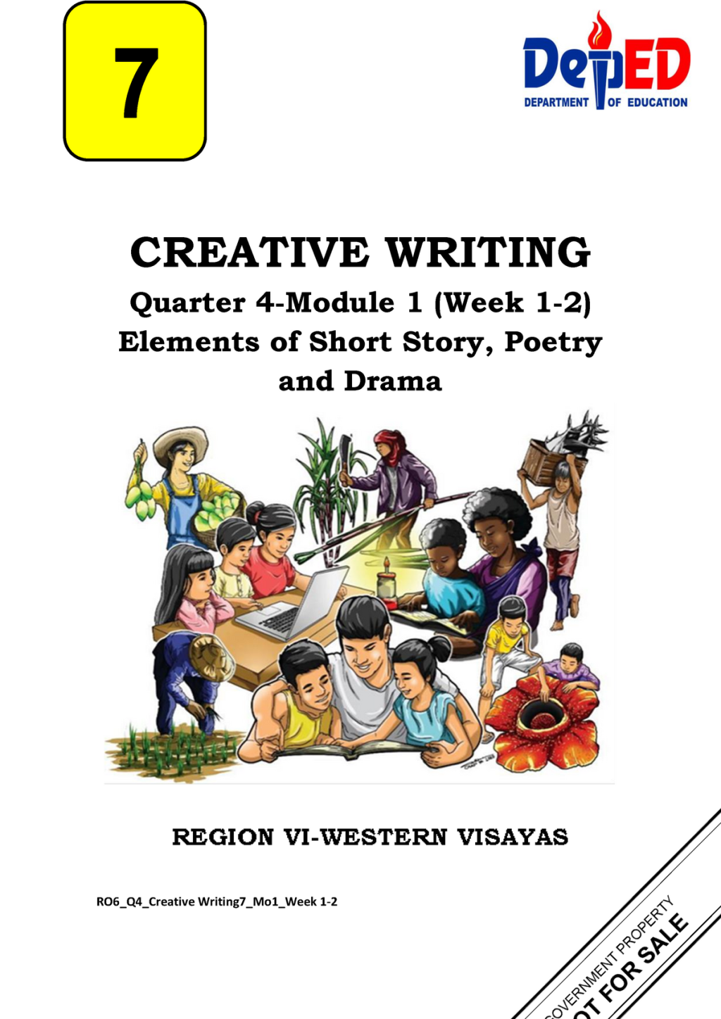 Picture of: Creative Writing for RTP  Quarter  Module  – CREATIVE WRITING