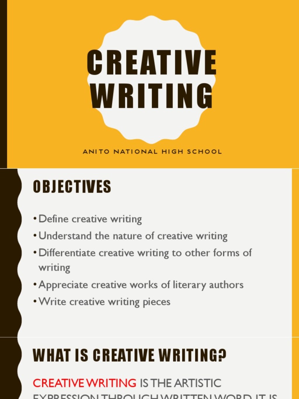 Picture of: Creative Writing Lesson  December   PDF  Much Ado About