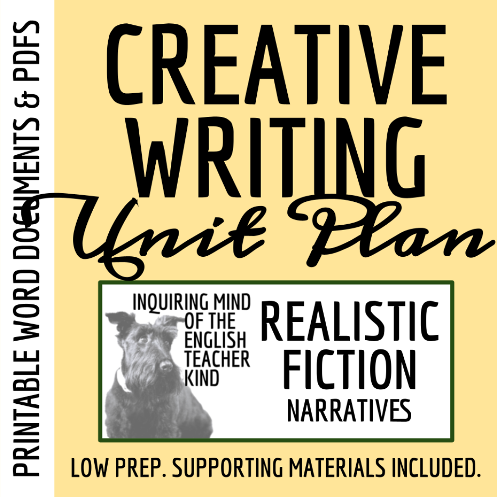 Picture of: High School Creative Writing Unit Plan for Realistic Fiction