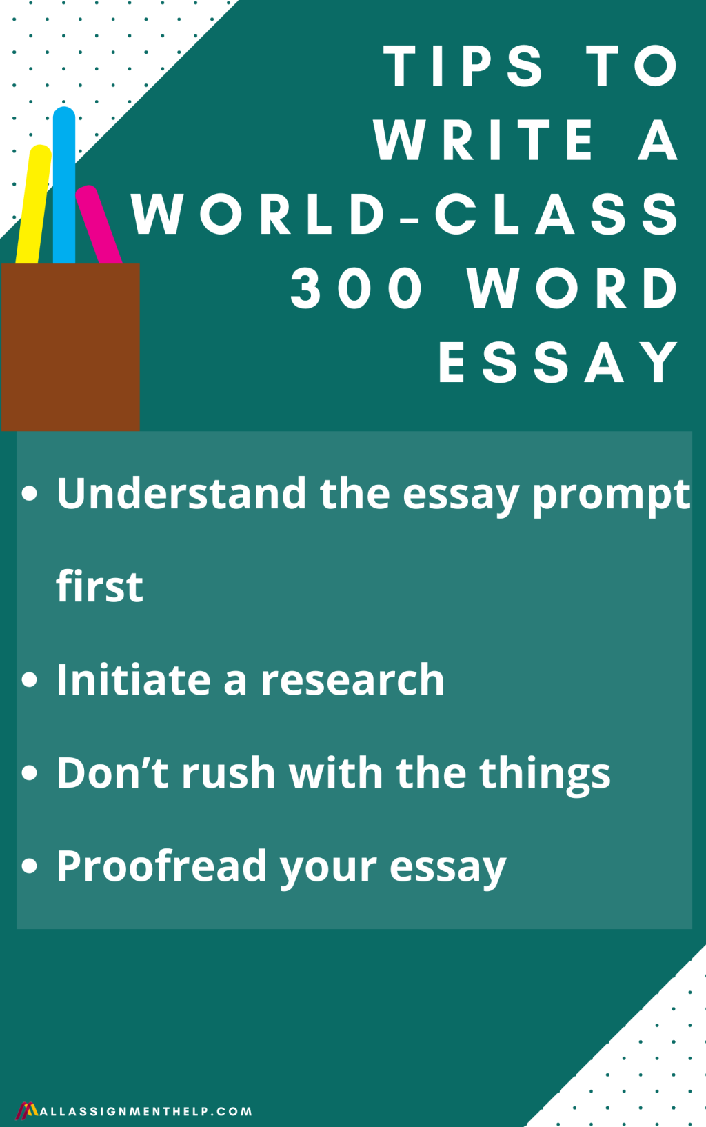 Picture of: How to write the best  word essay  Essay writing tips
