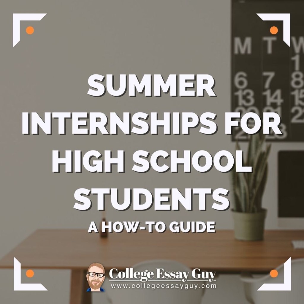Picture of: Summer Internships for High School Students: A How-To Guide