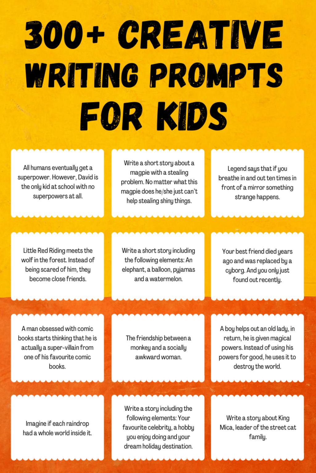 Picture of: + Writing Prompts for Kids (+ Free Printable) (+ FREE PDF